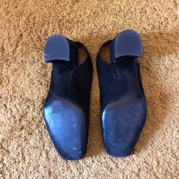 &other stories black suede slingback heels. - Picture 3 of 4